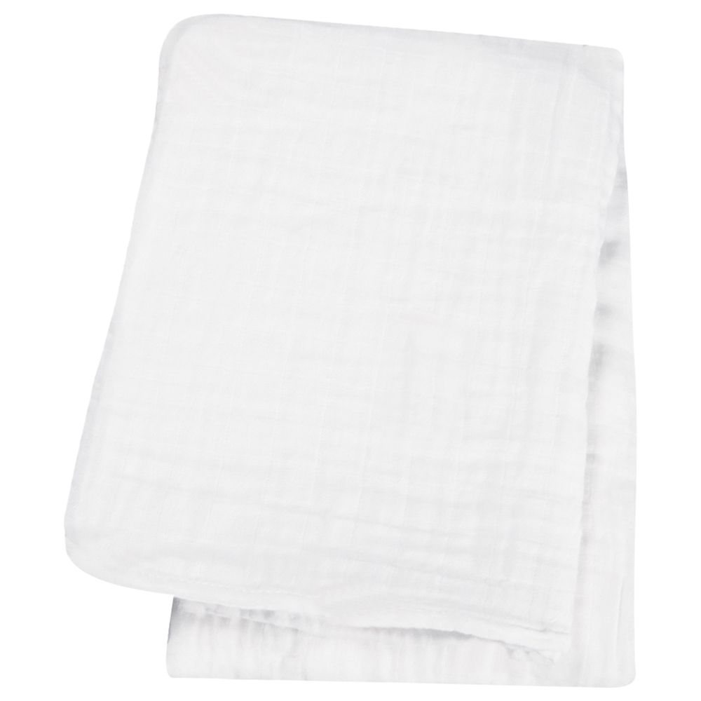 Lulujo - Bamboo Swaddle Blanket - White