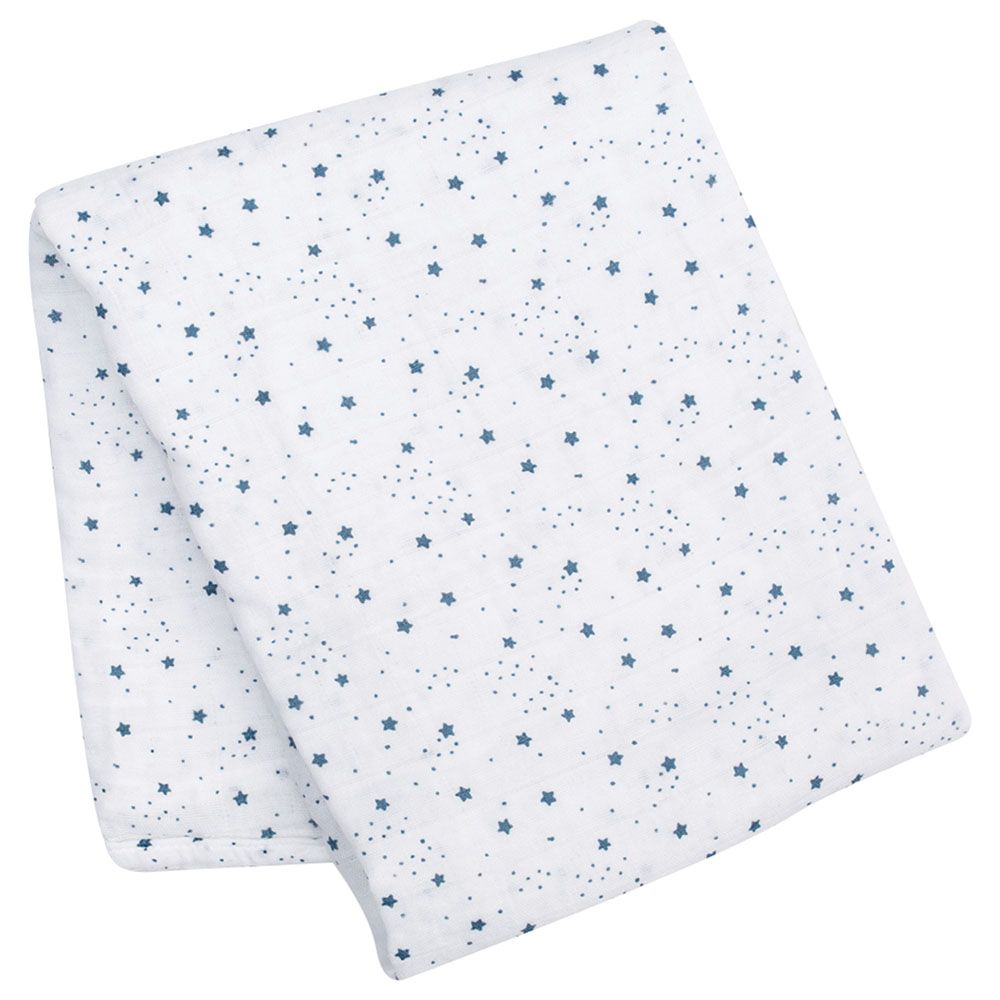 Lulujo - Muslin Swaddle - L - Stars