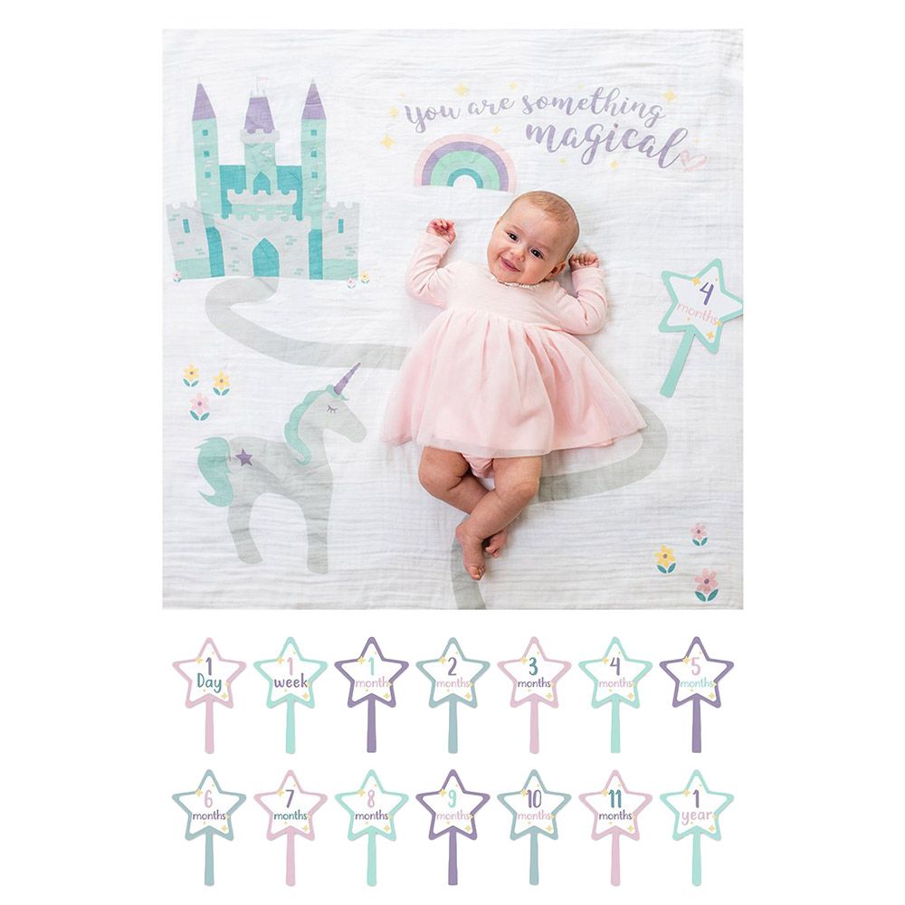 Lulujo - First Years Blanket & Card Set - Something Magical