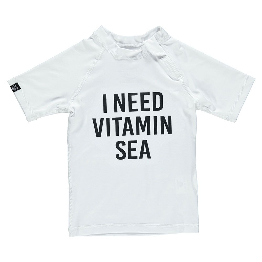 Beach & Bandits - Vitamin Sea Swim Tee - White