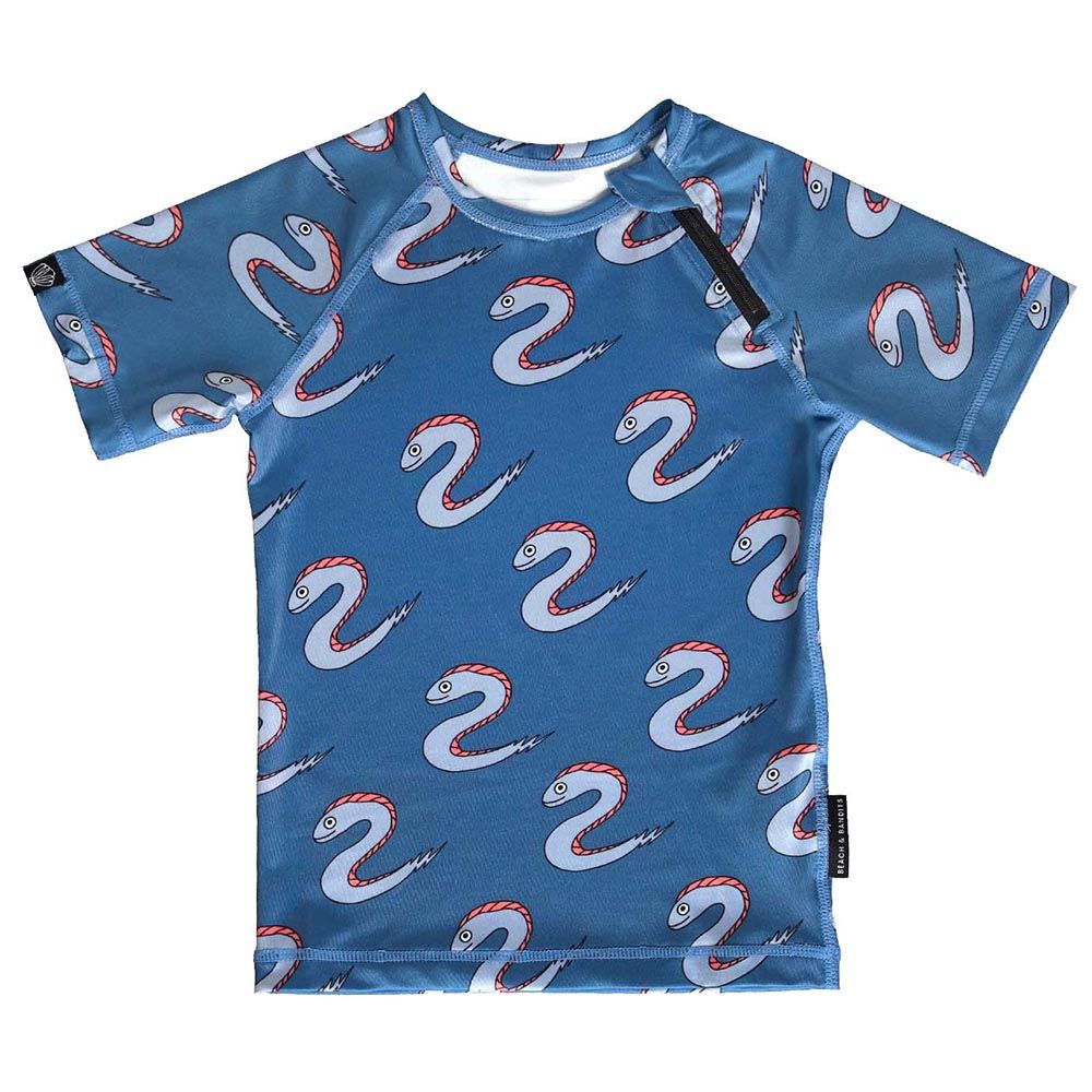 Beach & Bandits - Electric Eel Tee - Blue