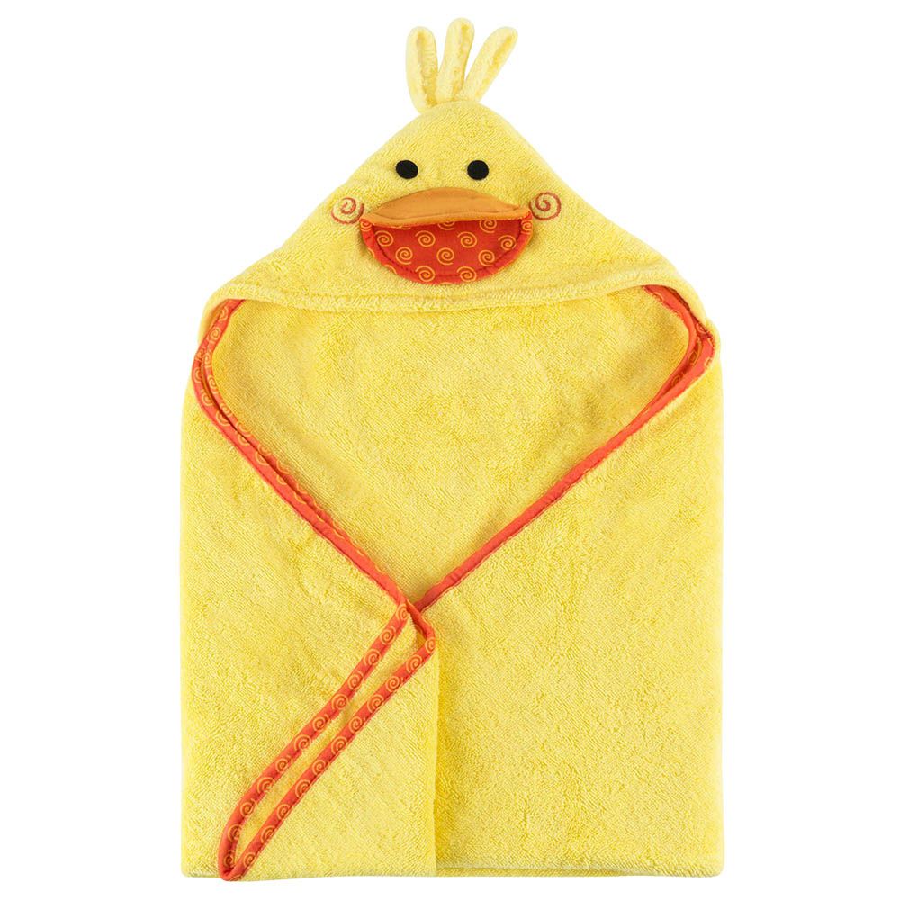 Zoocchini - Baby Hooded Towel - Puddles The Duck