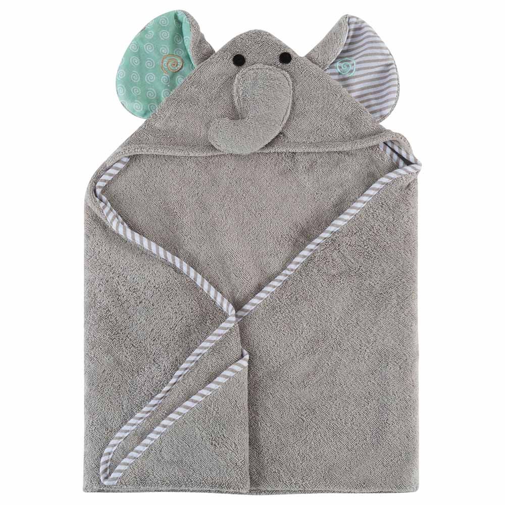 Zoocchini - Baby Hooded Towel - Ellie The Elephant