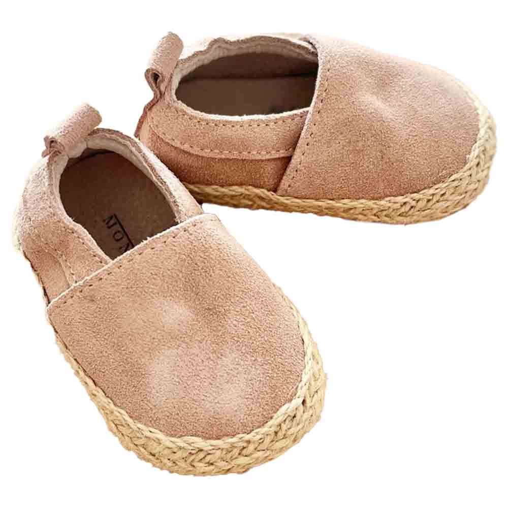 Mon.Amelissa - Baby & Kids Leather Espadrilles - Beige