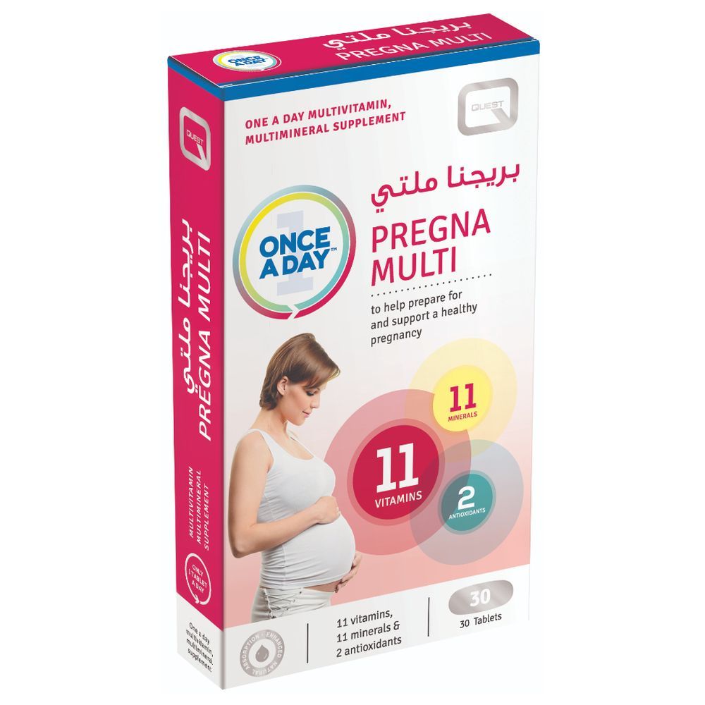 Quest - Once A Day Pregna Multi Vitamin - 30 Tablets