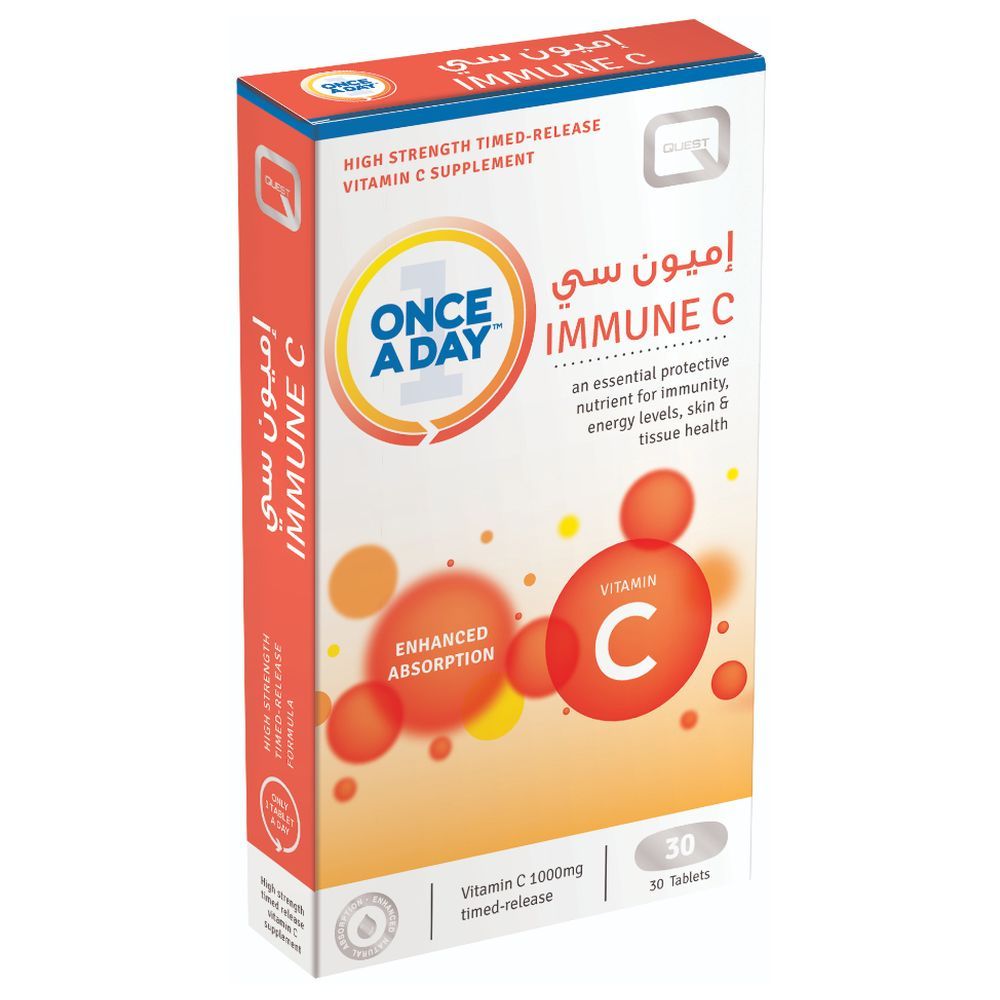 Quest - Once A Day Immune C Vitamin - 30 Tablets