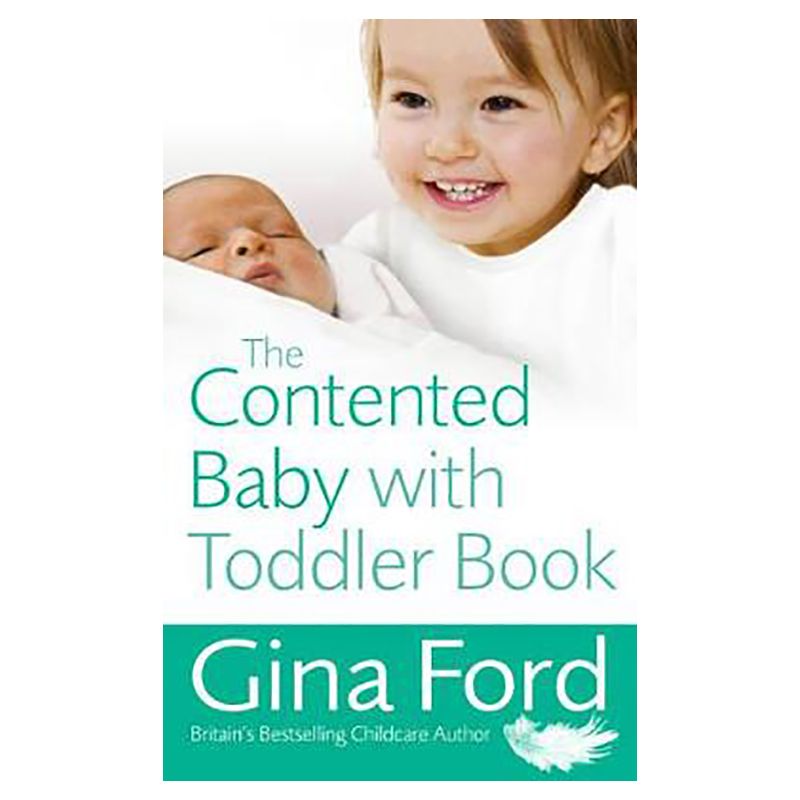 Contented Baby With Toddler Book