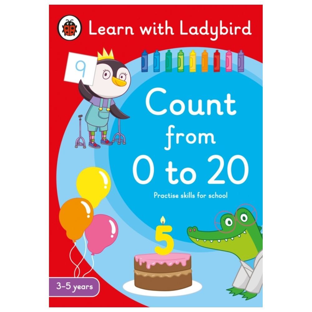 Count From 0 To 20: A Learn With Ladybird Activity Book 3-5 Years