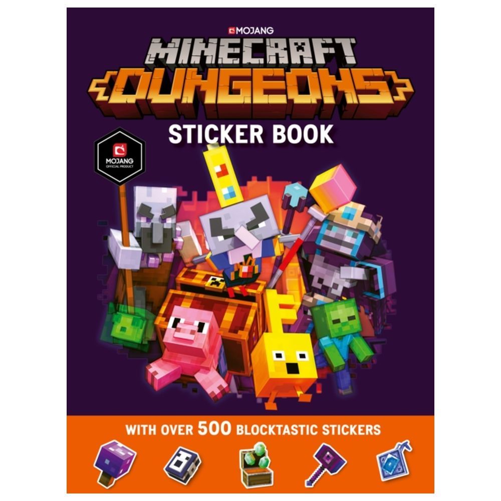 Minecraft Dungeons Sticker Book