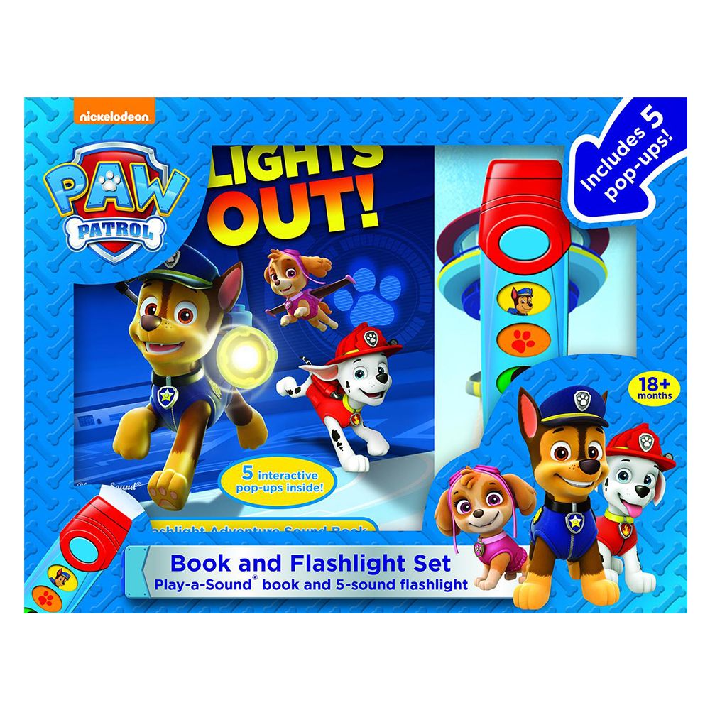 Paw Patrol Book & Flashlight Set