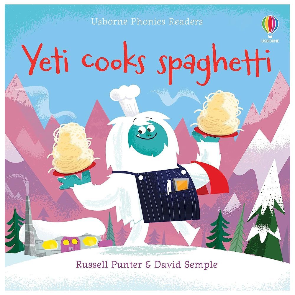 Yeti Cooks Spaghetti