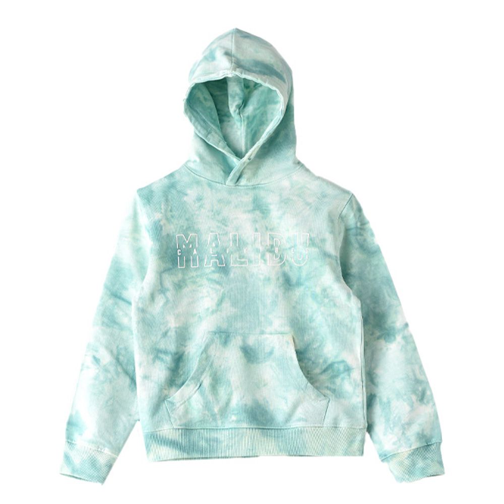 Jam - Tie-Dye Sweat Top w/ Hood - Light Blue