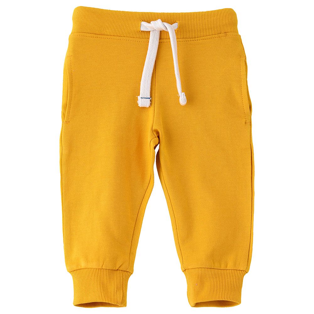 Jelliene - Girls Basic Knit Jogger - Mustard