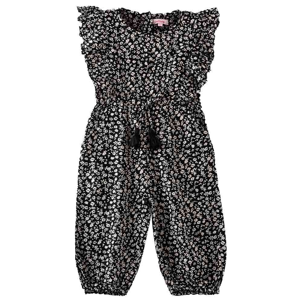 Jelliene - Girls AOP Woven Jumpsuit - Black