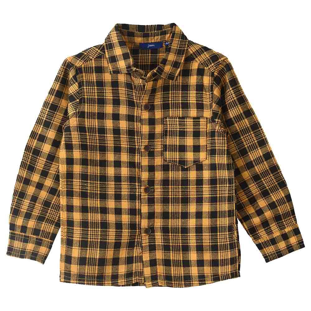 Jam - Woven Checks Shirt - Mustard Checks