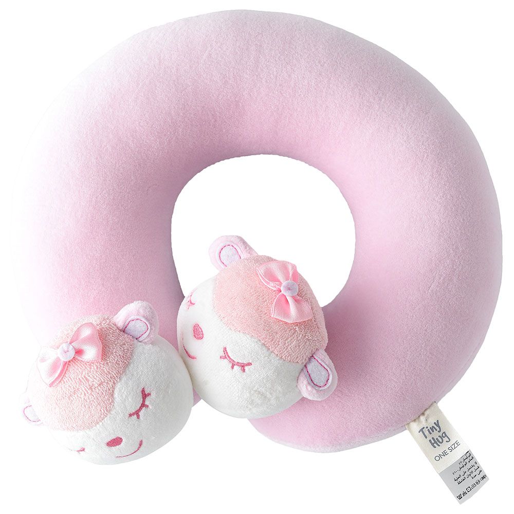 Tiny Hug - Baby Neck Pillow - Pink