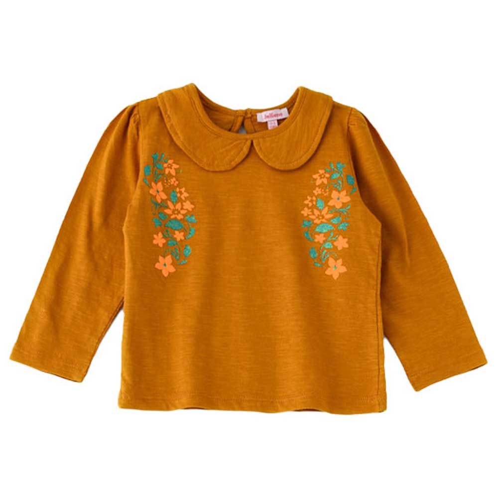 Jelliene - Girls Knitted T-Shirt w/ Print - Yellow