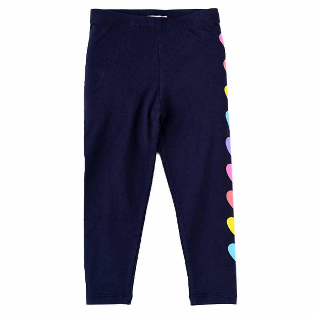 Jelliene - Girls Legging w/ Side Seam Design - Navy