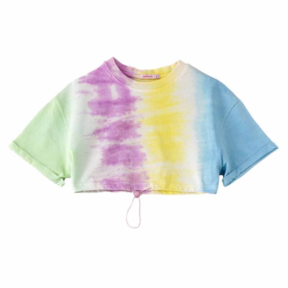 Jelliene - Girls Rainbow Knitted Top 