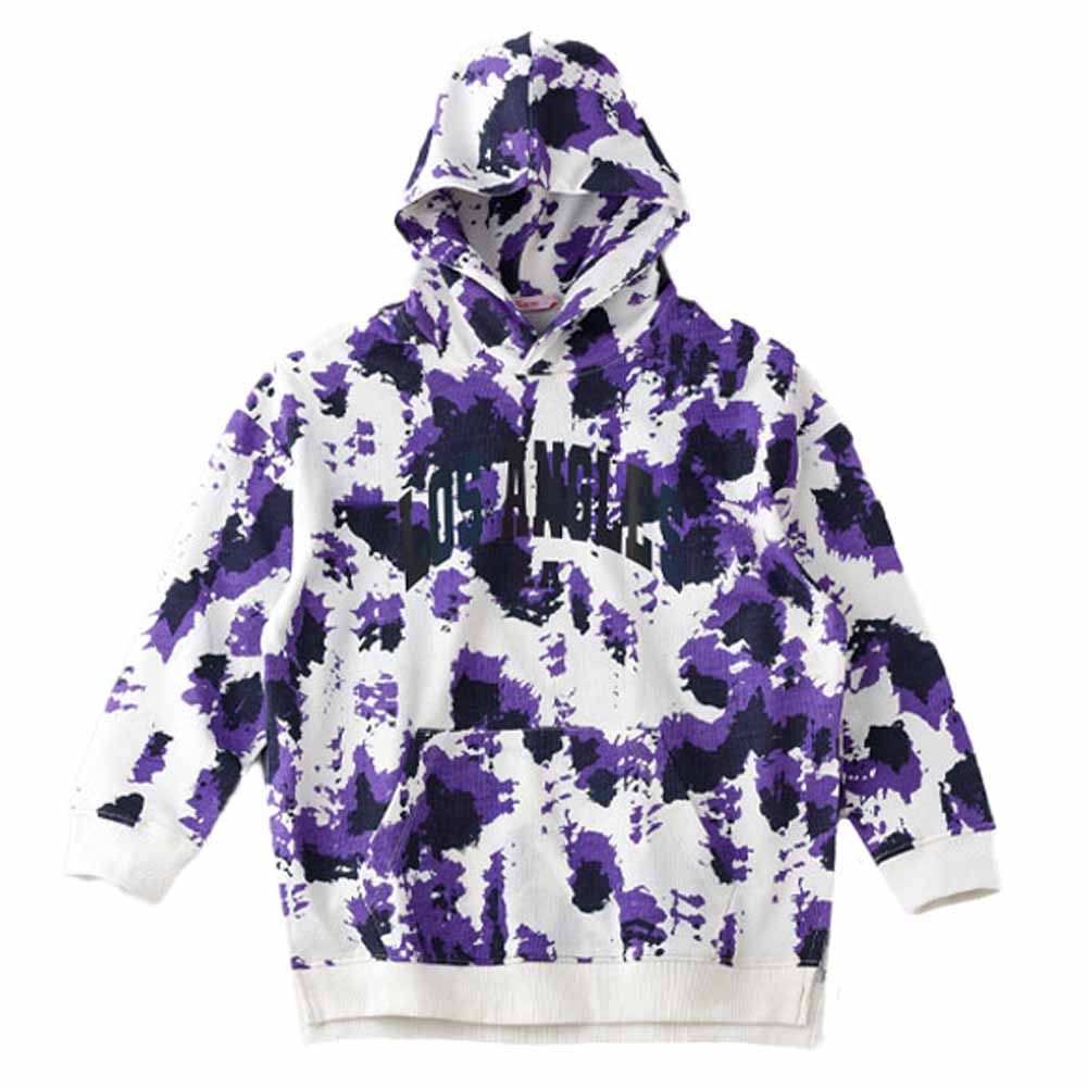 Jelliene - LA Printed Sweat Top w/ Hoodie