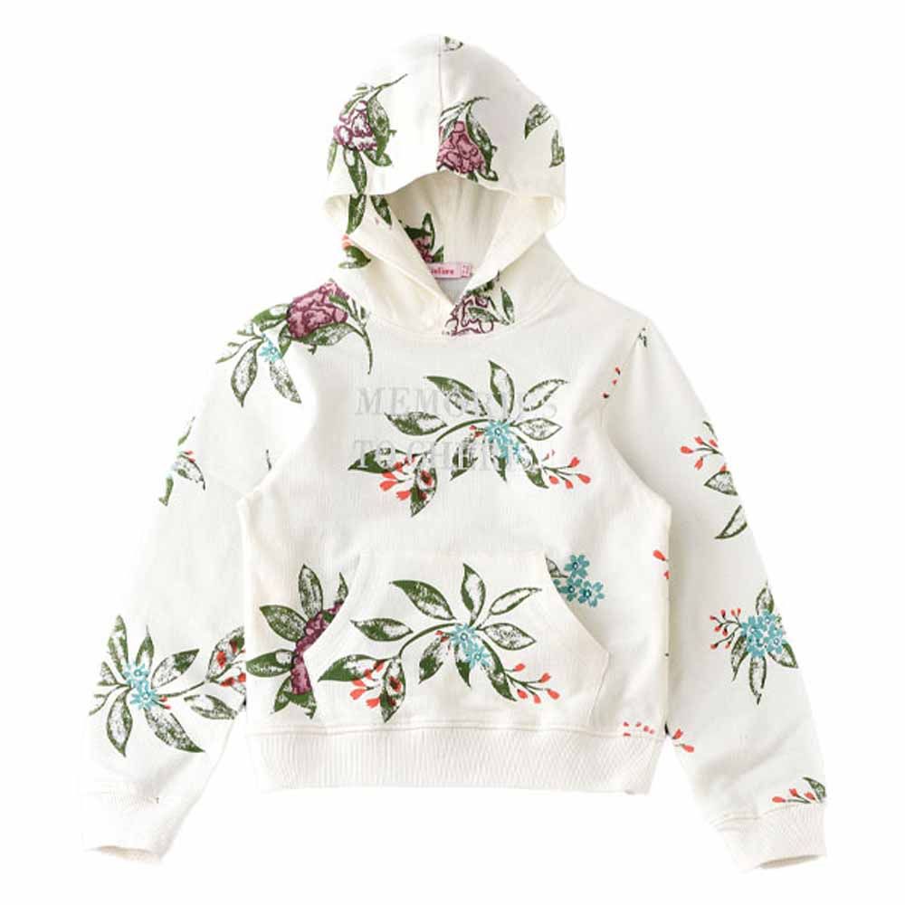 Jelliene - Girls All Over Printed Sweat Top - White