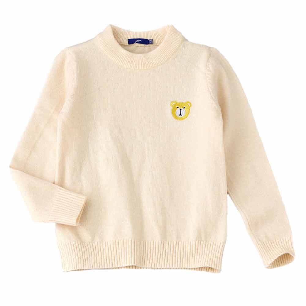 Jam - Boys Sweater w/ Bear Logo Print - Pink