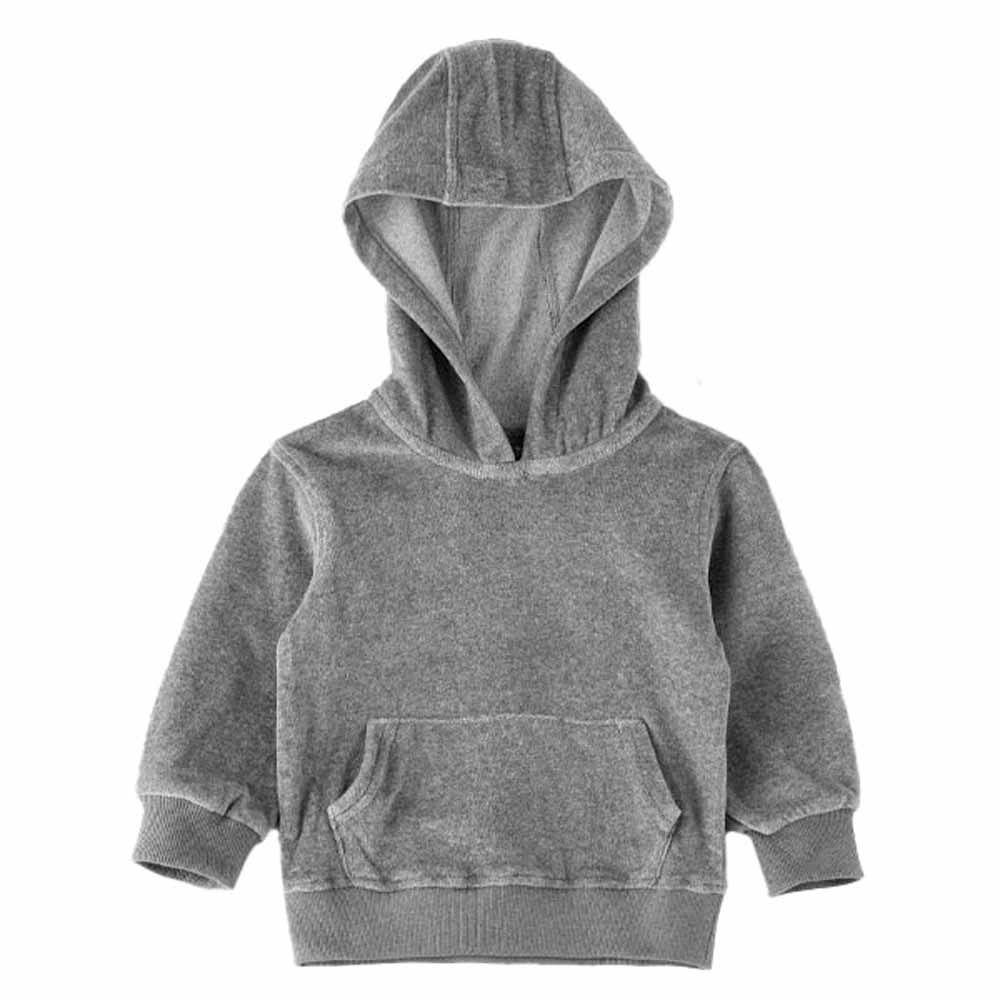 Jam - Boys Solid Jacket w/ Hood - Grey