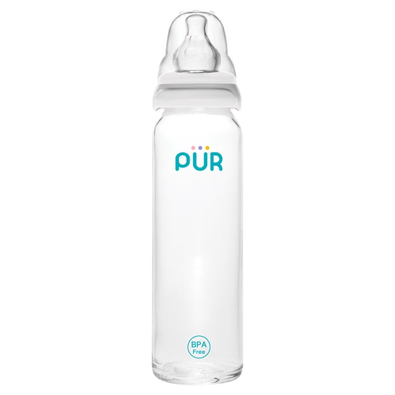 PUR - Glass Feeding Bottle 8oz