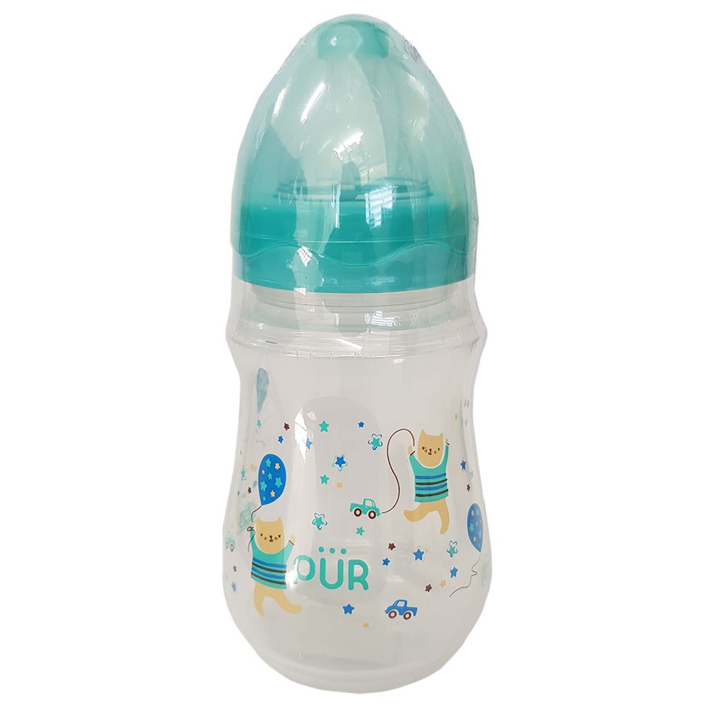 PUR - BPA Free Wide Neck Bottle 9oz/250ml - Blue and Green