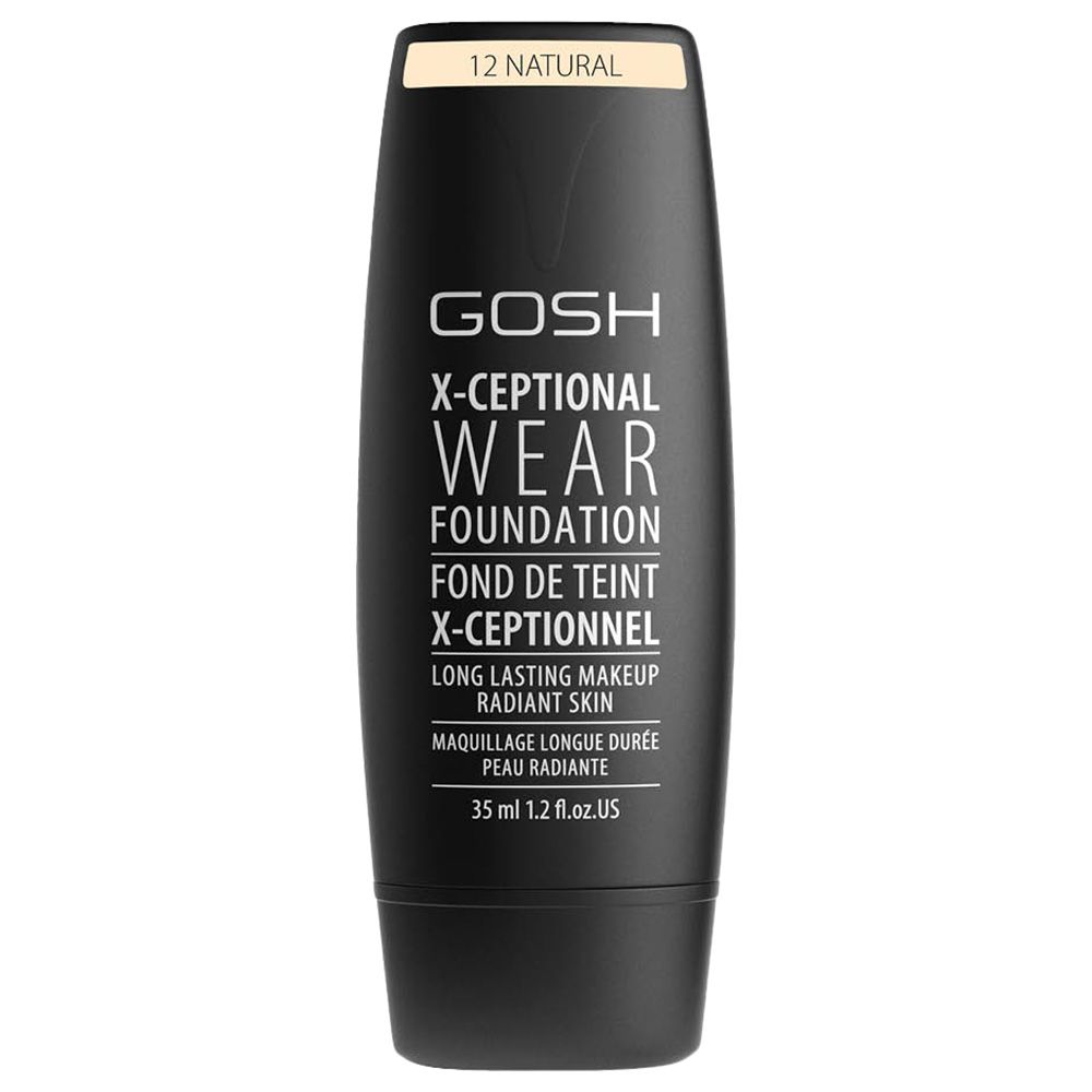 Gosh Cosmetics - X-Ceptional Wear Make-up 35ml - 12 Natural