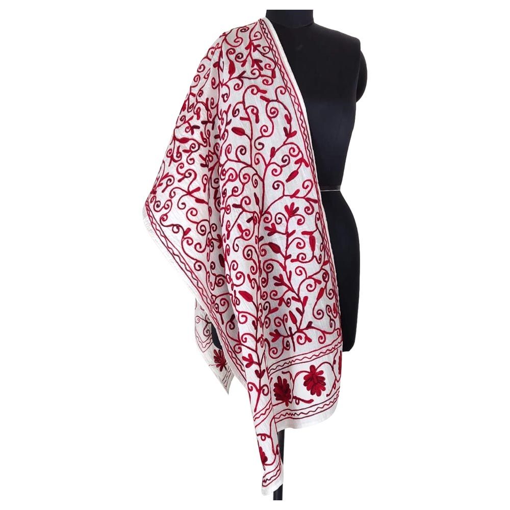 Cherrypick - Cotton Embroidery Scarf