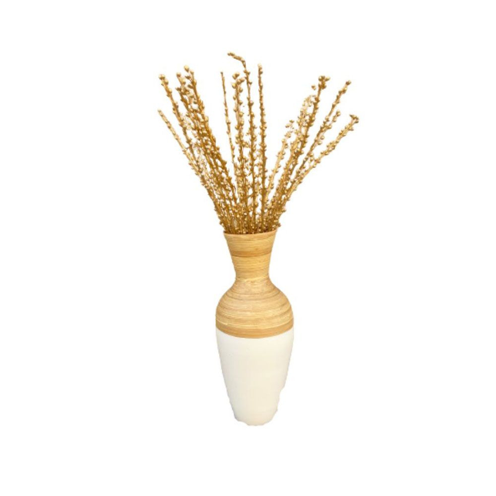 Eco Flowers - Dried Pearl Vase Flower Filler Golden - Pack Of 10