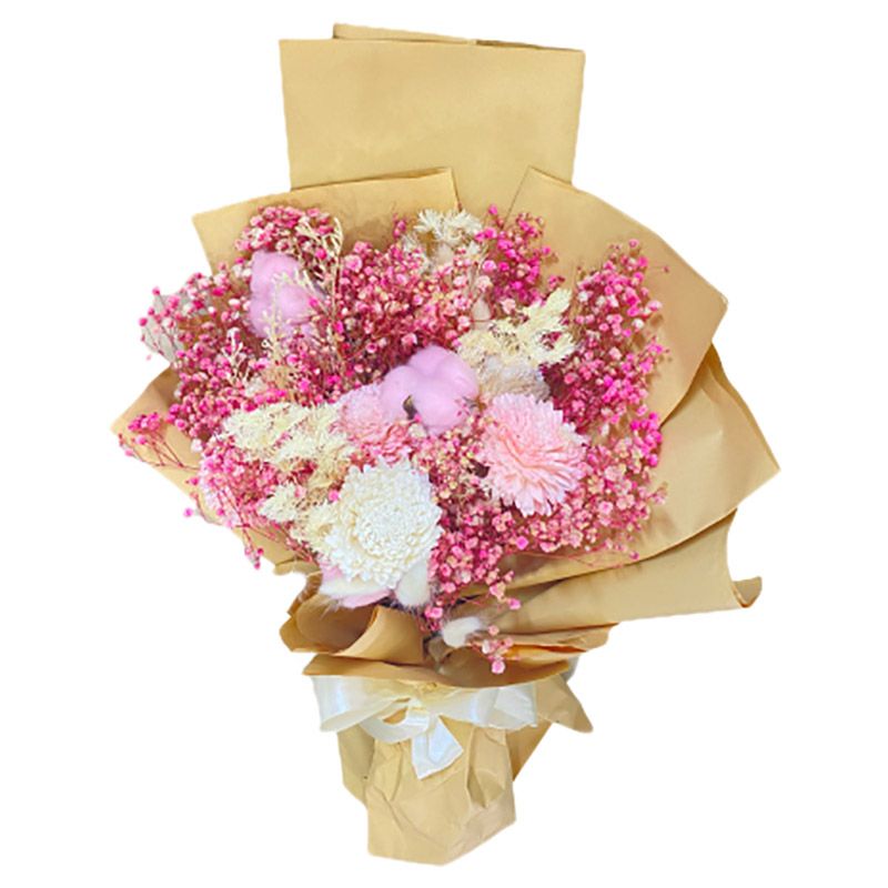 Eco Flowers - Rebellion Dried Flowers Bouquet - Pink