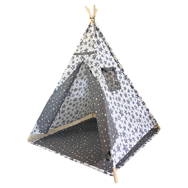 Cherrypick - Grey Star Cotton Teepee With Mattress