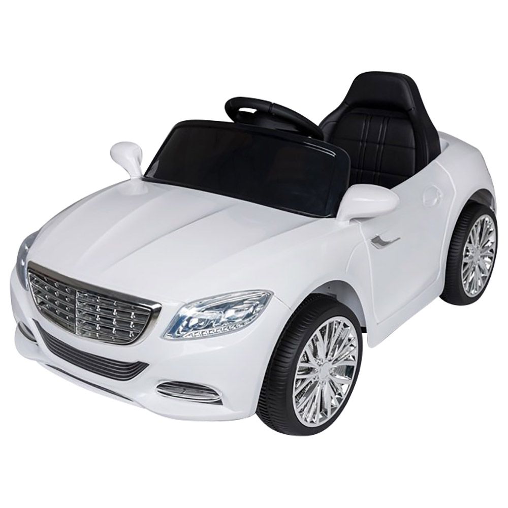 Megastar - 12V Merc Style Roadster Car - White