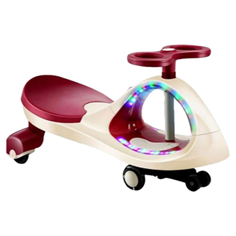 Megastar - Wiggle Swing And Twist Car With Lights - Red