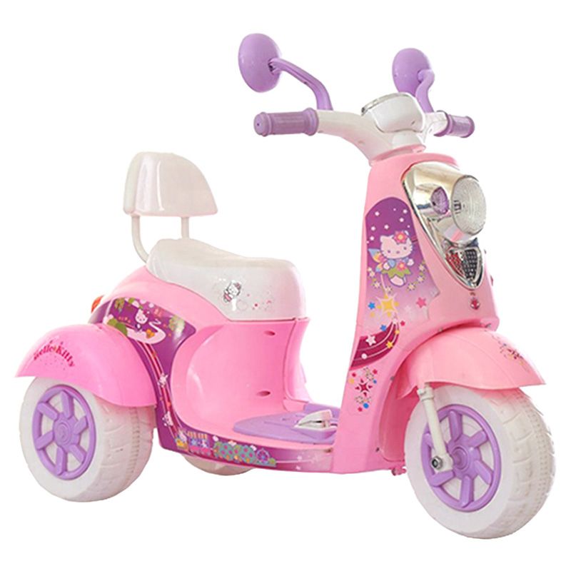 Megastar - Ride On Frozen Style 6V Sparkly Scooty - Pink