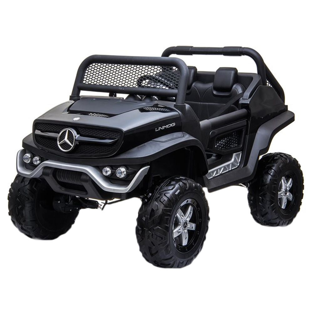 Megastar - Ride On Mercedes Benz Dragoon 12V Truck - Black