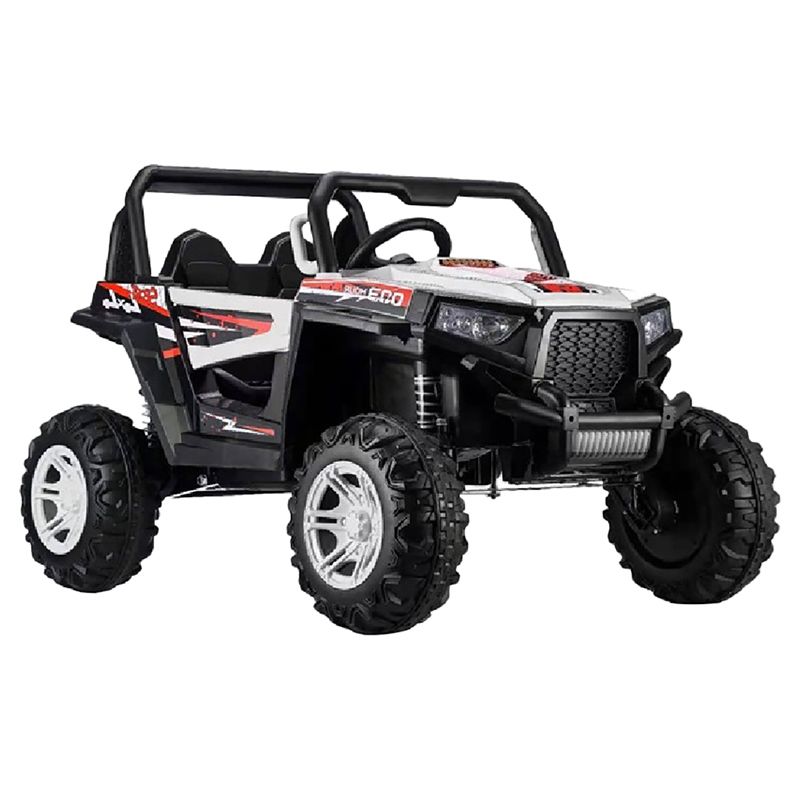 Megastar - Ride On Zinger UTV Buggy 12V - White