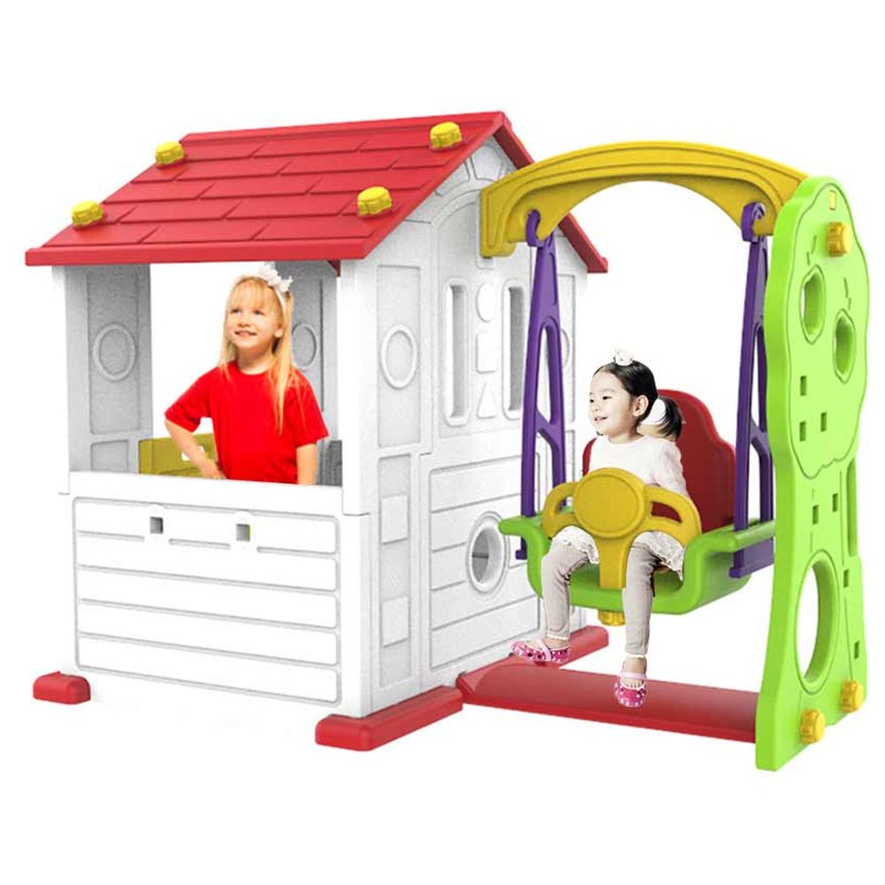 Baby playhouse with slide sales