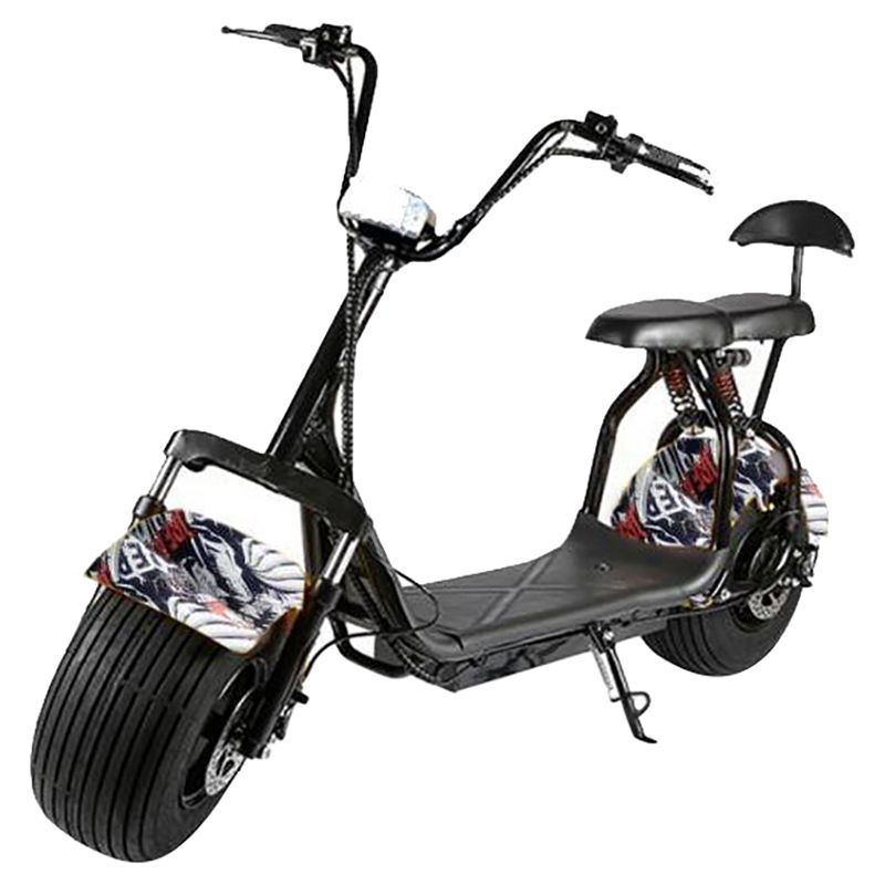 Megawheels Coco City Harley 60V Fat Tyre Scooter Grey