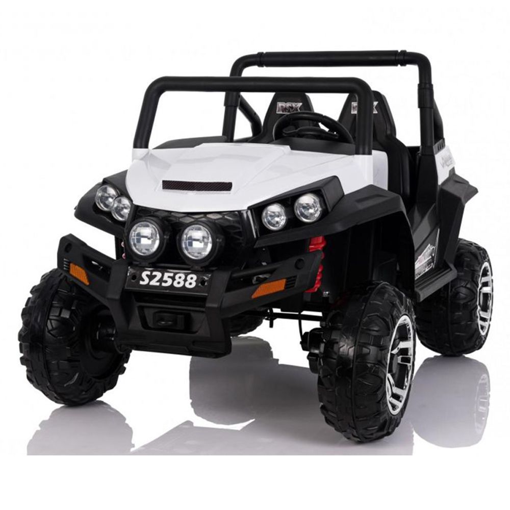 Megastar - 2 Seater Ride In Off Road Jeep 24V - White