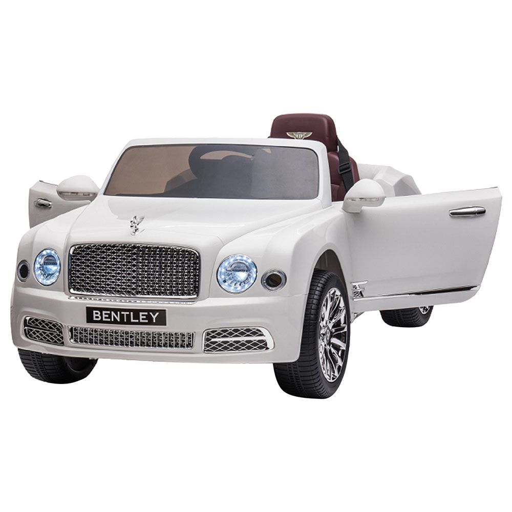 Megastar - Licensed Bentley Mulsanne 12V Power Wheel - White