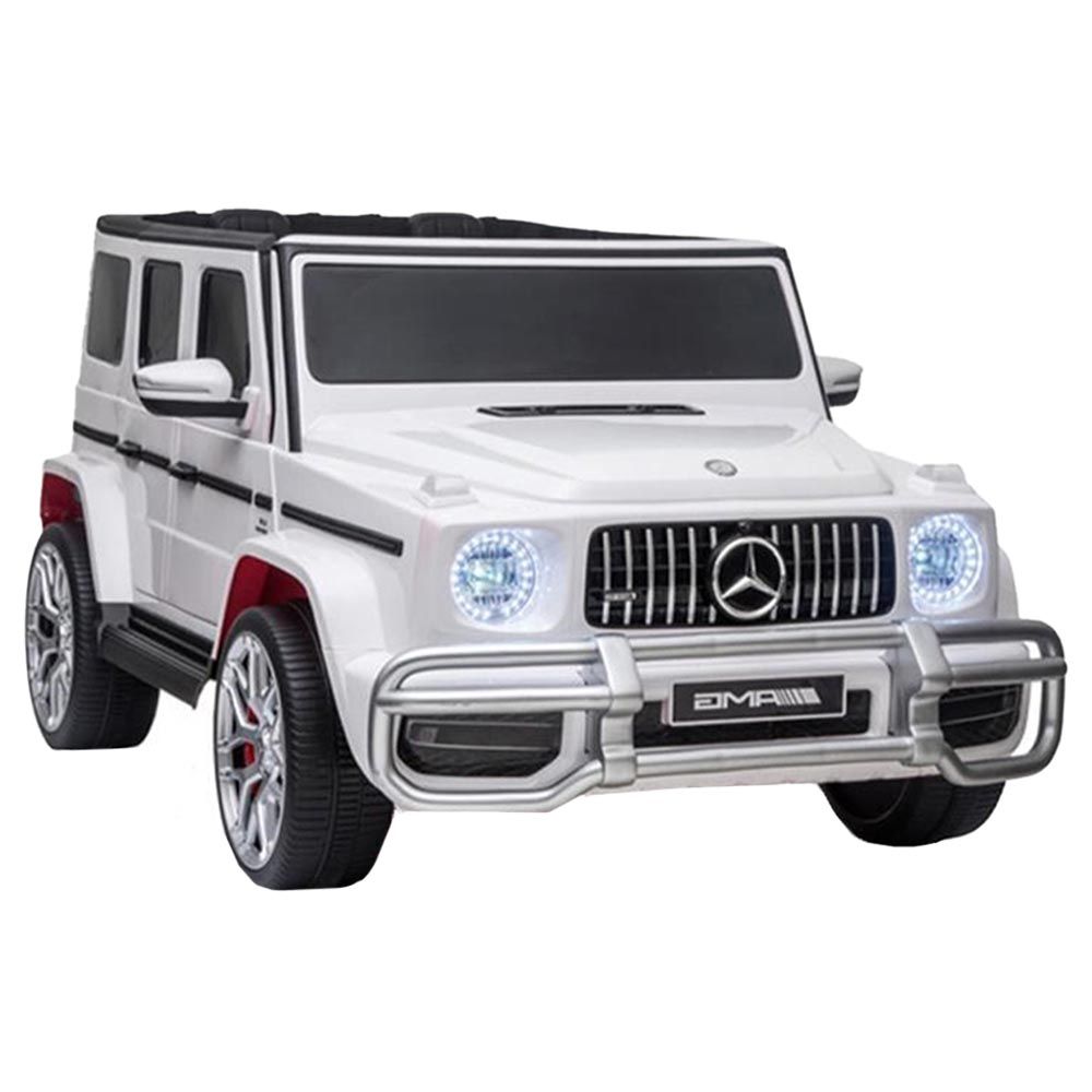 Megastar - Licensed Premium Mecedes Benz AMG G63 Ride-on 12V - White