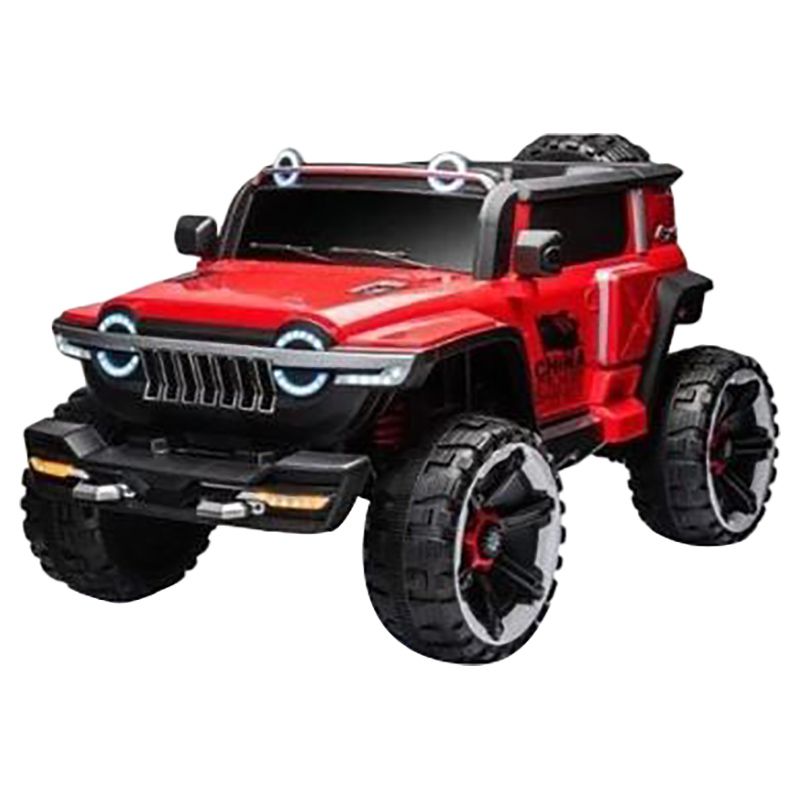 Megastar - Kids Ride On Big Blaster Jeep - 12V - Red