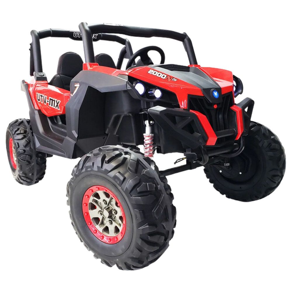 Megastar - Kids Ride-on Electric UTV Beach Buggy Jeep - Red