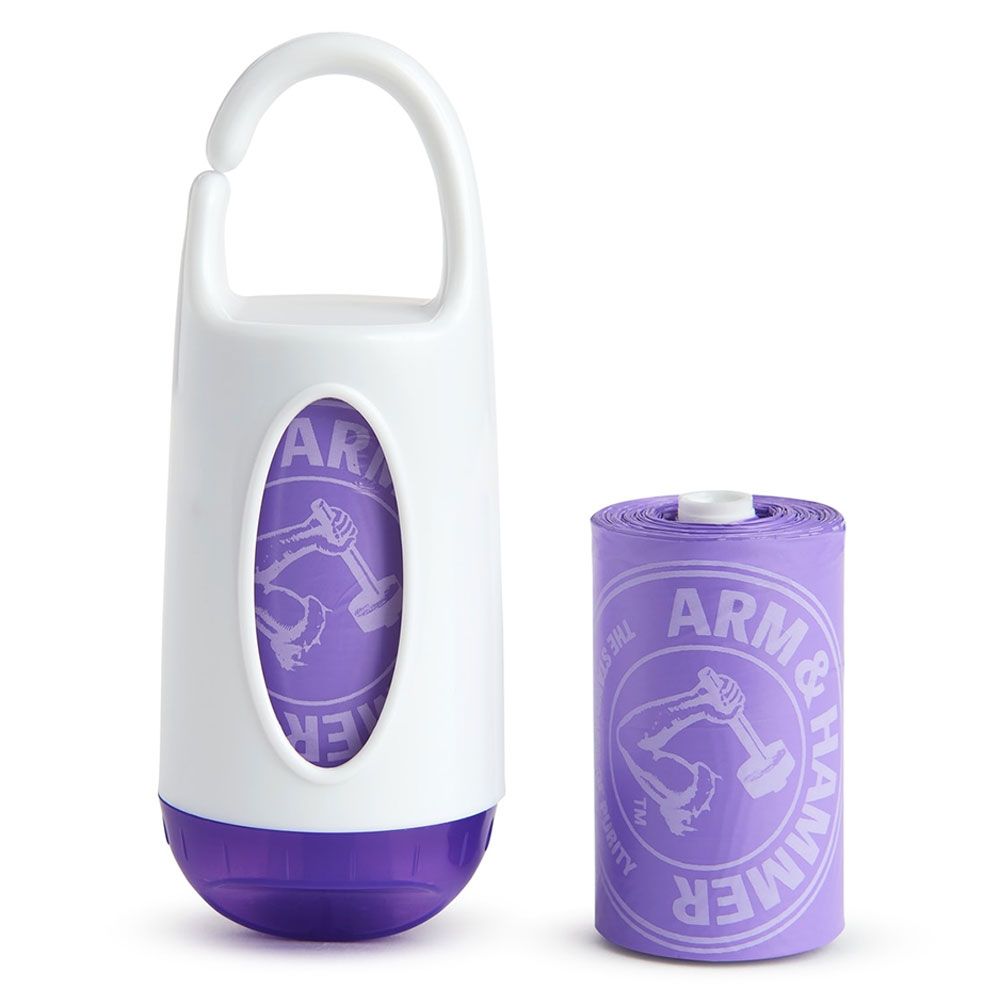 Munchkin - Arm & Hammer Diaper Bag Dispenser - Purple