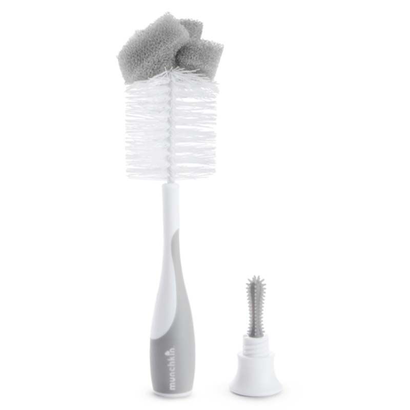 Munchkin Sponge Bottle Brush 1pk Grey