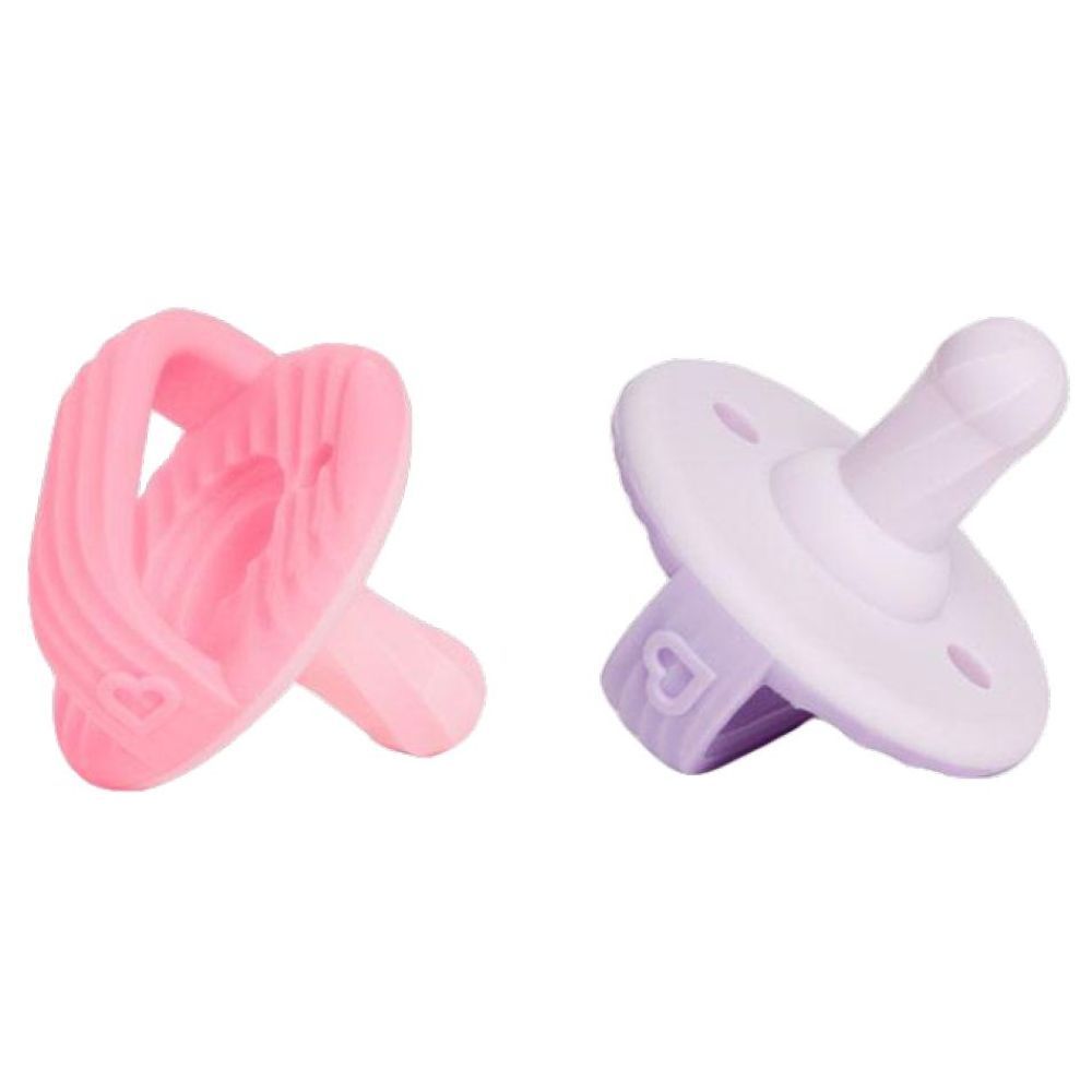 Munchkin - Sili Soothe & Teether Pack Of 2 - Pink/Purple