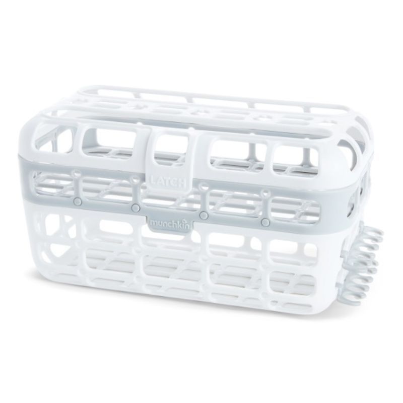 Munchkin - High Capacity Dishwasher Basket - Grey White